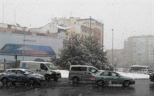 Coches con lluvia